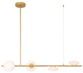 Φωτιστικό Οροφής Πολύφωτο LED Zambelis 22062 Gold Matt