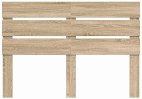 vidaXL Κεφαλάρι Δρύς Sonoma 140 cm Επεξεργασμένο ξύλο