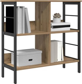 vidaXL Ράφι Βιβλίων Artisan Oak 82 x 32 x 79 εκ. Επεξεργασμένο ξύλο