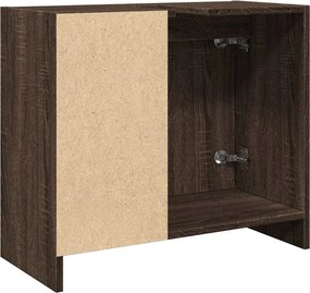 vidaXL Ντουλάπι Νιπτήρα Καφέ δρυς 63x29x55 εκ. Επεξεργασμένο Ξύλο