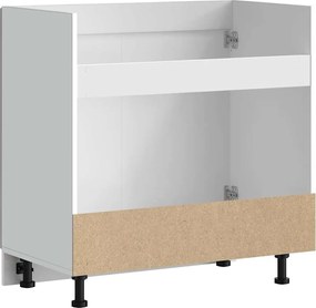 vidaXL Ντουλάπι βάσης νεροχύτη "Lucca" Σκυρόδεμα Γκρι Τεχνητό ξύλο