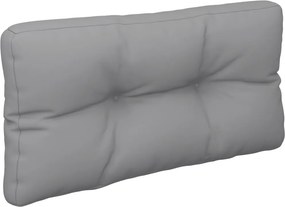 vidaXL Μαξιλάρι Παλέτας Γκρι 80 x 40 x 12 εκ. Υφασμάτινο