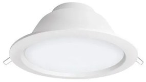 Χωνευτό Φωτιστικό Οροφής LED 35,5W Downlight Φ22,5cm ΙΡ40 3000K Siena Panagoulas-40-05100-Γκρι 40-05100