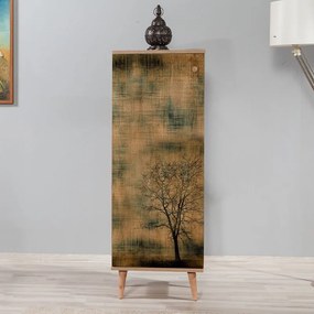 Παπουτσοθήκη - Ντουλάπι Soho Megapap χρώμα sonoma 50x38x135εκ.