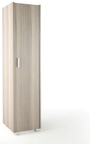 Ντουλάπα μονόφυλλη σε χρώμα σταχτί 48x50x180