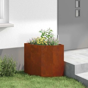 vidaXL Γωνιακό Ροδόδεντρο Σκ rusty 45 x 45 x 50 εκ