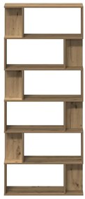 vidaXL Ντουλάπι βιβλίων Artisan Oak 80x24x192 cm Κατασκευασμένο ξύλο