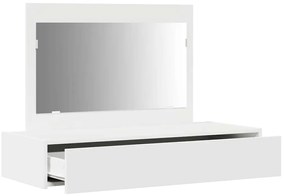 vidaXL Τραπέζι περιποίησης Λευκό 100 x 40 x 70 εκ. Επεξεργασμένο ξύλο