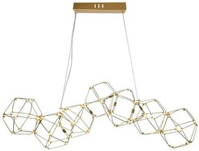 Κρεμαστό Φωτιστικό Οροφής LED 28W 230V 2700lm 360° IP20 Θερμό Λευκό Χρυσό 15339 VTAC-15339-Χρυσό 15339