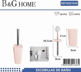 Βουρτσάκι τουαλέτας - Πιγκάλ - Light Pink - 21636