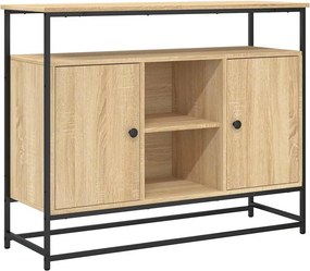 vidaXL Ντουλάπι Sonoma δρυς 100x35x80 εκ. Επεξεργασμένο Ξύλο