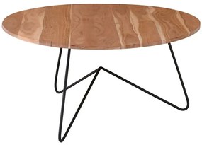 Τραπεζάκι Σαλονιού BORAL-W ΕΑ7074,W 80x40cm Natural-Black
