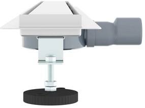 vidaXL Σιφόνι ντους 2-σε-1 με 360° σιφόνι Ασημί 90 cm