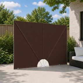 vidaXL Balcony Privacy Screen Ορθογώνιος 150 x 300 cm Πολυεστέρας Καφέ