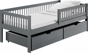 EDI 90x200 graphite children's bed Lano Furniture