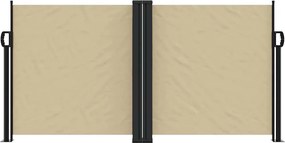 vidaXL Σκίαστρο Πλαϊνό Συρόμενο Μπεζ 120 x 1200 εκ.