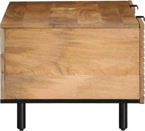 vidaXL Τραπεζάκι σαλονιού καφέ 100x54x40 cm μασίφ ξύλο Mango