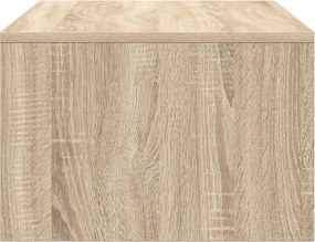 vidaXL Επιτοίχιο γραφείο Επιτοίχιο Δρύς Sonoma 80 x 45 x 30 εκ