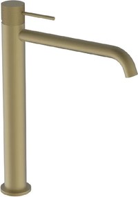 Teorema Lab 323411 Soft Brass - Μπαταρία νιπτήρα επιτραπεζια