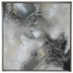 Artekko Glitter Πίνακας Καμβάς με Κορνίζα Ξύλο Καμβάς Πολύχρωμο (100x3.7x100)cm Artekko 83012