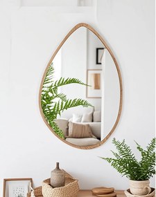 Καθρέφτης επιτοίχιος Nextdeco ξύλινο πλαίσιο 50x80εκ.