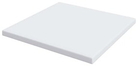 vidaXL Στρώματα Λευκό 200 x 200 cm 100% ύφασμα πολυεστέρα με τζακάρ