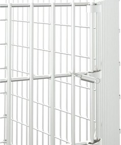 vidaXL Περίφραξη Ζώων Ελεύθερης Βοσκής 6 Πάνελ 54x100 εκ. Γαλβ. Σίδερο