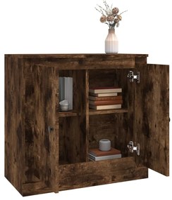 vidaXL Μπουφές Καπνιστή Δρυς 70x35,5x67,5 εκ. από Επεξεργασμένο Ξύλο