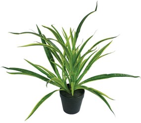 Τεχνητό Φυτό Σε Γλαστράκι Αράχνη 04-00-16058 43cm Green Marhome Πλαστικό