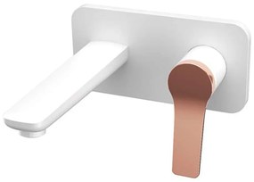 Μπαταρία Νιπτήρος Εντοιχισμού Andare WNW148073PH-RG White-Pink Karag Metal