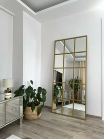 Stewehome Καθρέφτης Σώματος Χρυσό Πλαίσιο Μοντέλο 5-3 180x80 cm