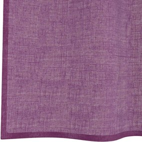 vidaXL Κουρτίνες Voile με ροδέλες 2 τεμάχια Μοβ 140x245 εκ.