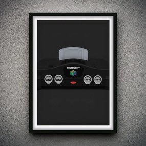 Πόστερ &amp; Κάδρο Nintendo 64 GM2315 30x40cm Εκτύπωση Πόστερ (χωρίς κάδρο)