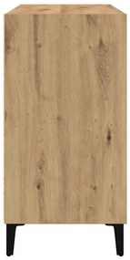 vidaXL Ραφιέρα Αρτισιανή Δρυς 103,5 x 35 x 70 εκ. από Επεξεργ. Ξύλο
