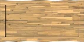 vidaXL Επιφάνεια Τραπεζιού Live Edge 120 x 60 x 3,2 cm Ορθογώνιος