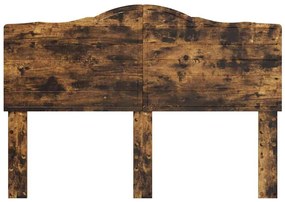 vidaXL Κεφαλάρι Καπνιστό Δρύς 150 cm Επεξεργασμένο ξύλο