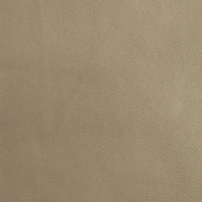 vidaXL Υποπόδιο Καπουτσίνο 60x60x36 εκ. από Συνθετικό Δέρμα