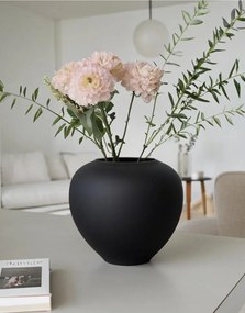 Stewehome μεγάλο μποέμ βάζο από κεραμική Μαύρο