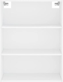 vidaXL Ντουλάπι Λευκό 69,5x34x180 εκ. από Επεξεργασμένο Ξύλο