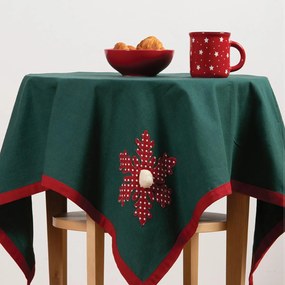 Χριστουγεννιάτικο Καρέ (100x100) Nef-Nef Homeware Happy Snowflake