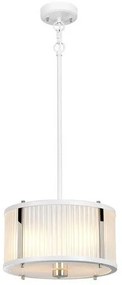 Κρεμαστό/Πλαφονιέρα Φωτιστικό Οροφής  2xE27 Corona Elstead Lighting-DL-CORONA-2P-WPN-Λευκό DL-CORONA-2P-WPN