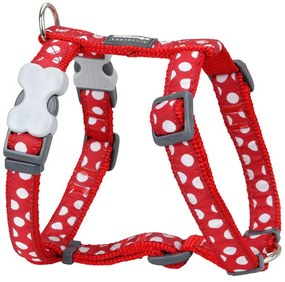 Λουρί Σκύλου Red Dingo Style Λευκό Κρεατοελιές 46-76 cm