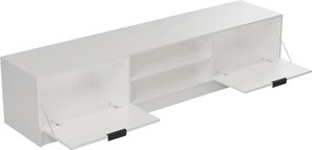 Έπιπλο τηλεόρασης Lemardo pakoworld λευκό 180x40x40εκ