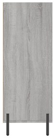 vidaXL Ραφιέρα Γκρι Sonoma 69,5 x 32,5 x 90 εκ. από Επεξεργασμένο Ξύλο