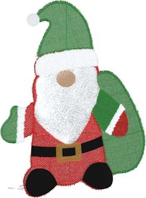 vidaXL Φωτεινός Άγιος Βασίλης με 60 LED Θερμό λευκό 70 x 62 εκ