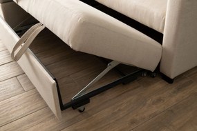 Corner Sofa-Bed Kado - Cream Cream