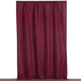 Κουρτίνα Με Τρέσα 4510 Red Viopros 140X270cm Cotton-Polyester