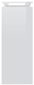 Τραπεζάκι Κονσόλα Γυαλιστερό Λευκό 102 x 30 x 80 εκ Μοριοσανίδα - Λευκό