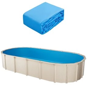 VEVOR Oval Pool Liner 16.4x9.8ft Unibead Style Pool Liner 47in Wall Height
