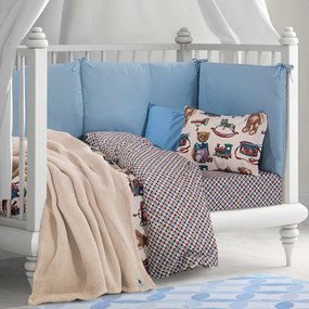 Βρεφική Κουβέρτα Πικέ 2957 Beige Greenwich Polo Club Cuddle 80x110cm 100% Cotton